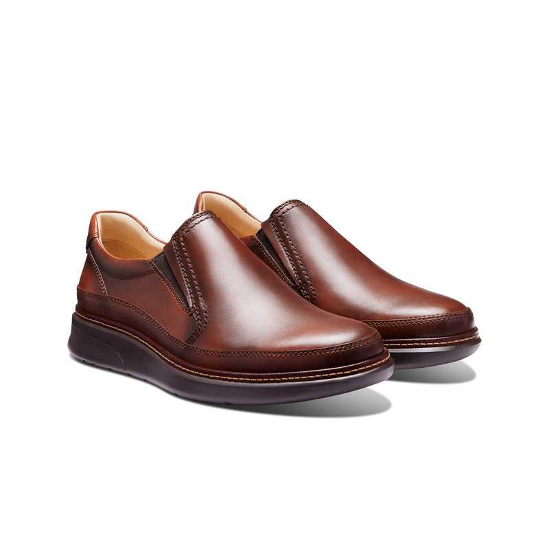 MEN'S RAFAEL HYBRID SLIP-ON | COGNAC LEATHER