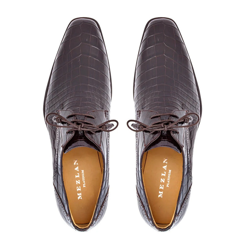 DANDY ALLIGATOR LACE UP - MEZLAN