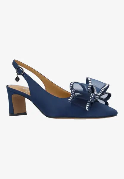 KALINDRA-NAVY SATIN |  J Renee
