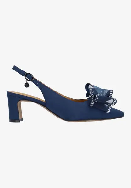 KALINDRA-NAVY SATIN |  J Renee