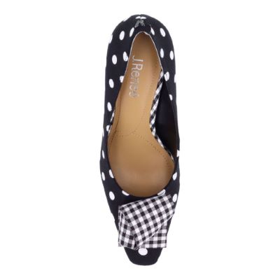 KARALI-BLACK/WHITE POLKA DOT/GINGHAM| J Renee