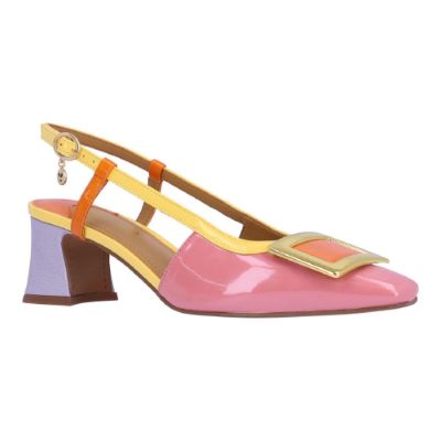 KELLEN-PINK/YELLOW/ORANGE PATENT | J Renee