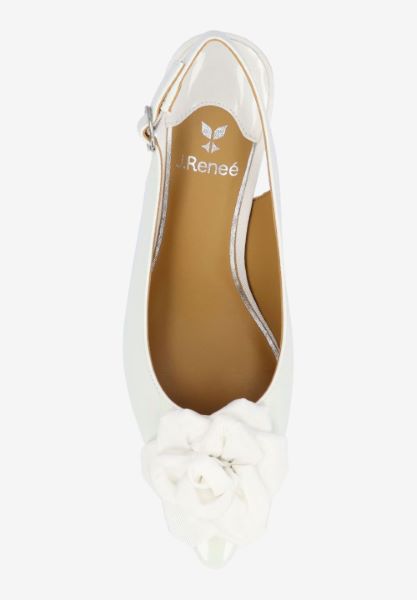 KENDRY-WHITE PATENT/GROSGRAIN  |  J Renee