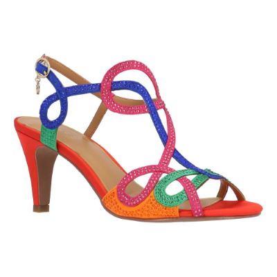 LULAH-BRIGHT MULTI SATIN/STONES | J Renee