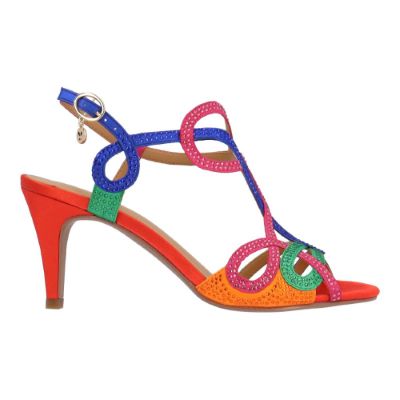 LULAH-BRIGHT MULTI SATIN/STONES | J Renee