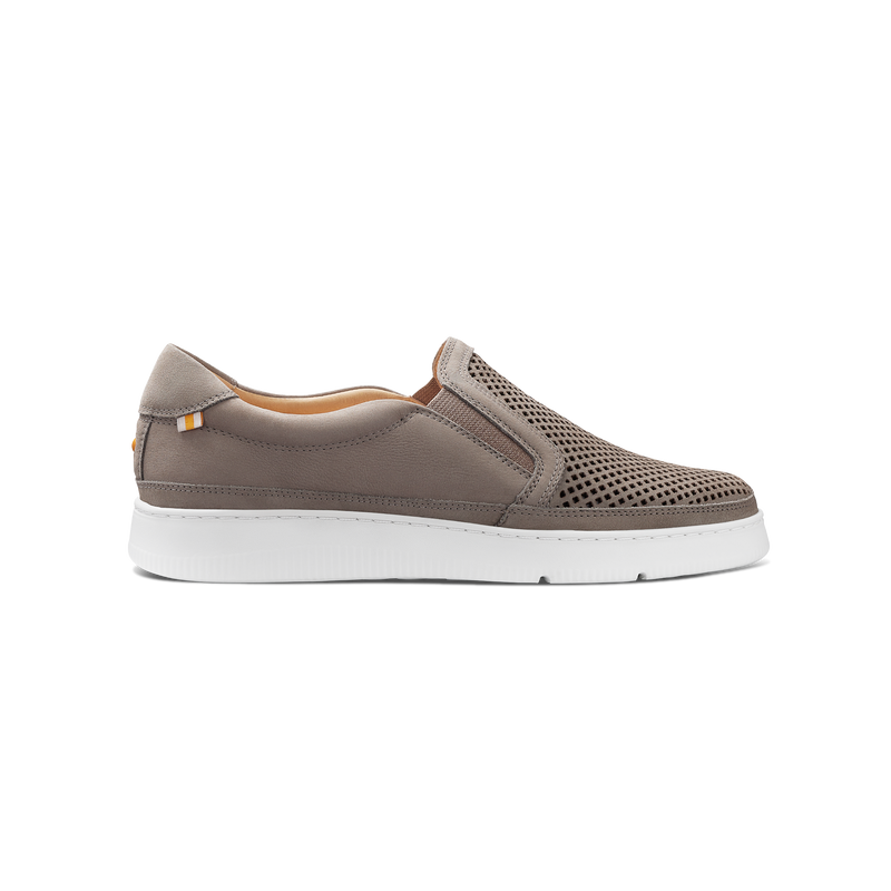 Women's Featherlight Laguna Slip-On-Mushroom Nubuck | Samuel Hubbard