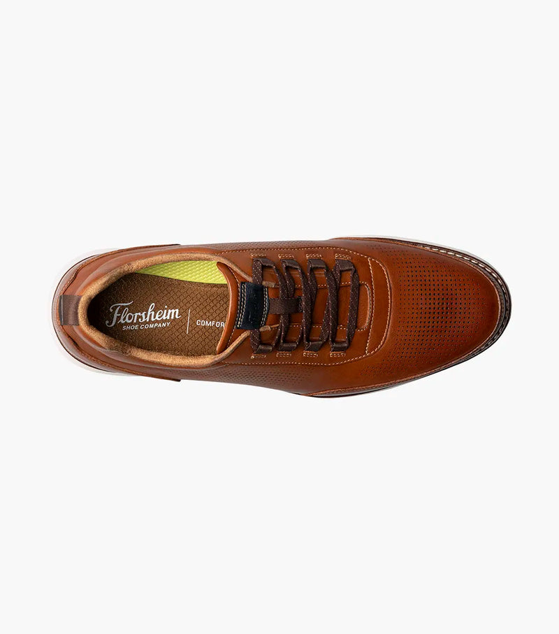 Launch Elastic Lace Slip On-Cognac Multi | Florsheim