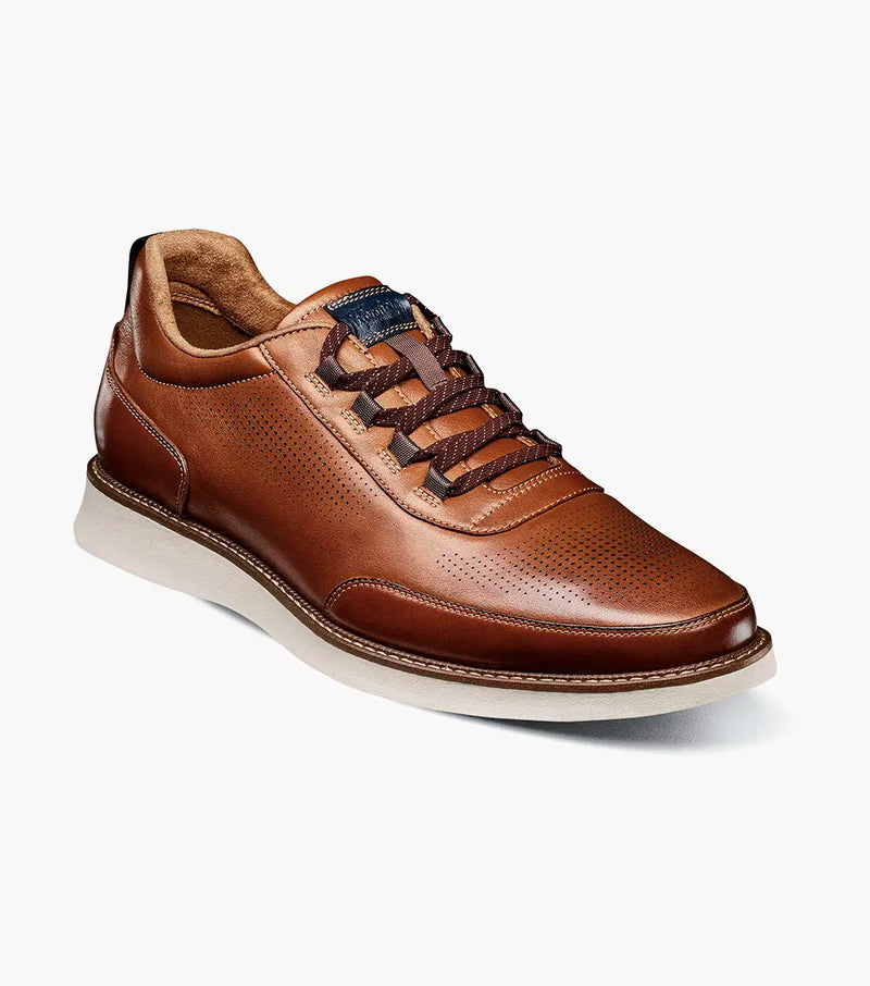 Launch Elastic Lace Slip On-Cognac Multi | Florsheim