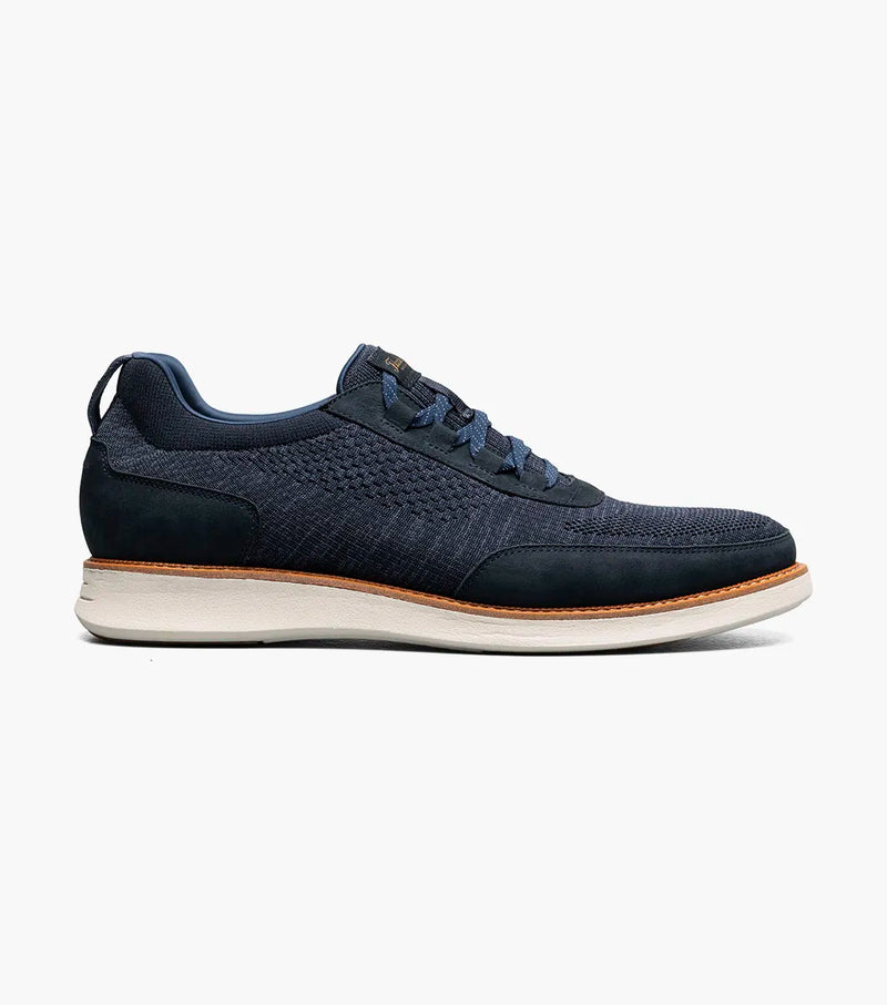 Launch Knit Elastic Lace Slip On-Navy| Florsheim