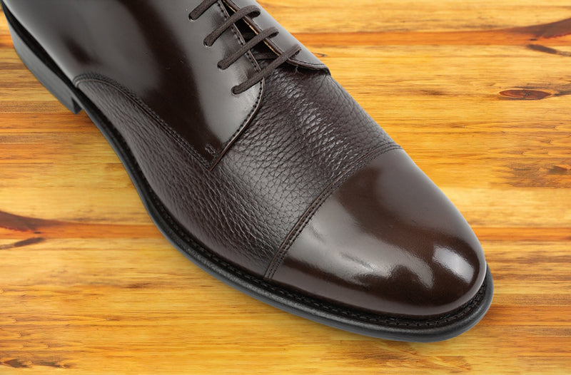 cordovan/Deer skin cap-toe Lauro I Toscana