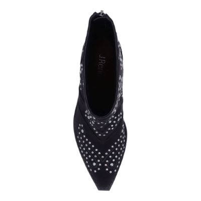 Maddi-BLACK SUEDE/STUDS  | J Renee