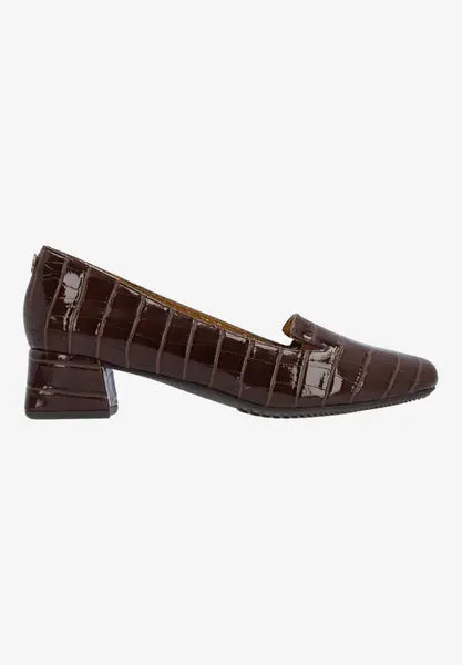 MAVORA-BROWN CROCO EMBOSSED |  J Renee
