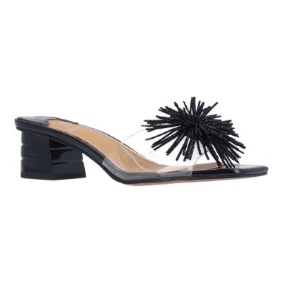 OZARA-CLEAR/BLACK PATENT| J Renee