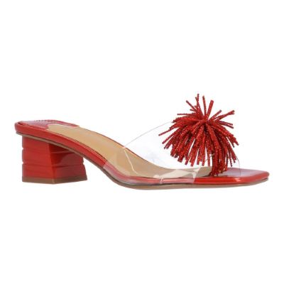 OZARA-CLEAR/RED PATENT| J Renee