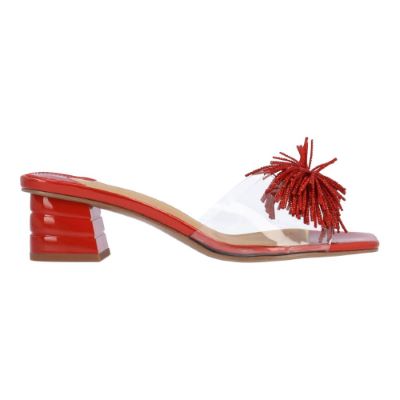 OZARA-CLEAR/RED PATENT| J Renee