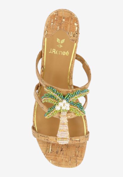 PALMETO-NATURAL/GOLD CORK | J Renee