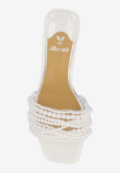 PURLA-CLEAR/WHITE | J Renee