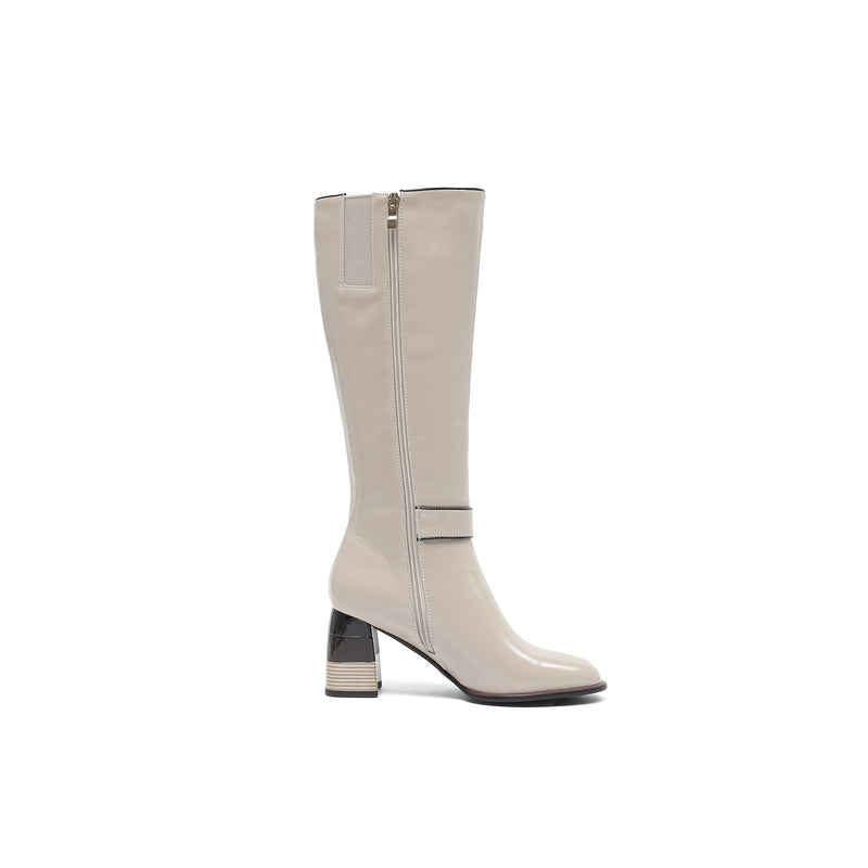 RANDI-Beige Patent| Ninety Union