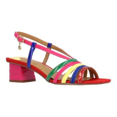 REGAN-BRIGHT MULTI PATENT/GROSGRAIN | J Renee