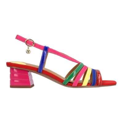 REGAN-BRIGHT MULTI PATENT/GROSGRAIN | J Renee