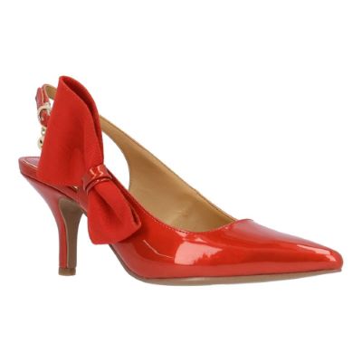 ROWIN-RED PATENT/GROSGRAIN| J Renee