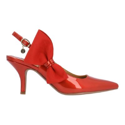 ROWIN-RED PATENT/GROSGRAIN| J Renee