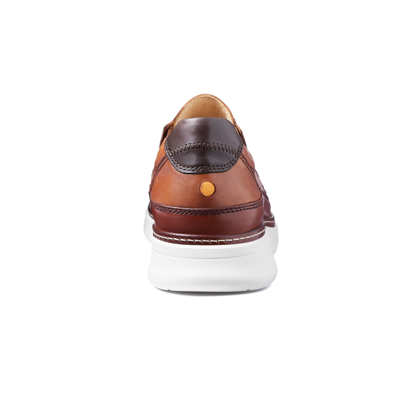 Men's Rafael Hybrid Slip-On-Tan Leather | Samuel Hubbard