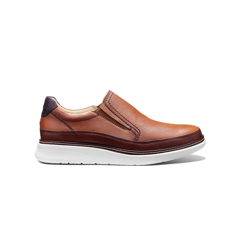 Men's Rafael Hybrid Slip-On-Tan Leather | Samuel Hubbard