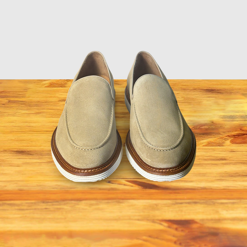 Calzoleria Toscana Riola Velour Suede Venetian Loafer | Toscana