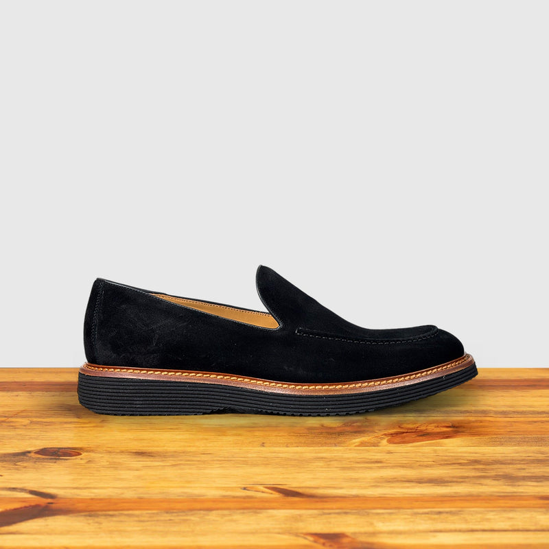 Calzoleria Toscana Riola Velour Suede Venetian Loafer | Toscana