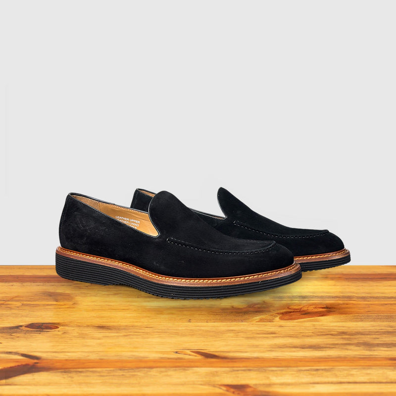 Calzoleria Toscana Riola Velour Suede Venetian Loafer | Toscana