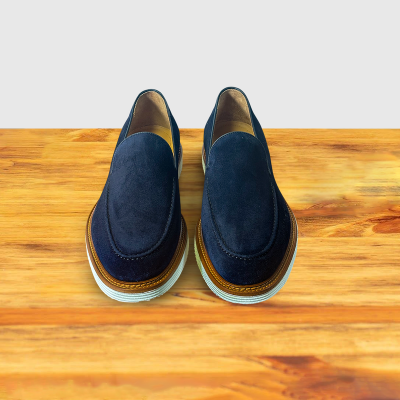 Calzoleria Toscana Riola Velour Suede Venetian Loafer | Toscana
