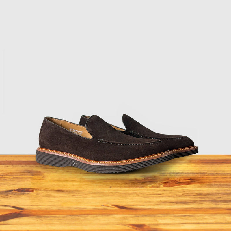 Calzoleria Toscana Riola Velour Suede Venetian Loafer | Toscana