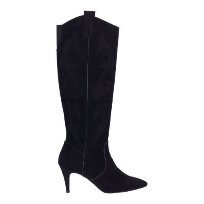 Siera-BLACK SUEDE | J Renee