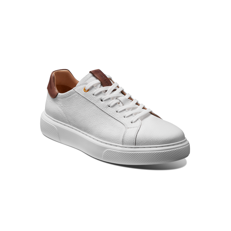 MEN'S SUNSET SNEAKER 2.0-White Leather | Samuel Hubbard