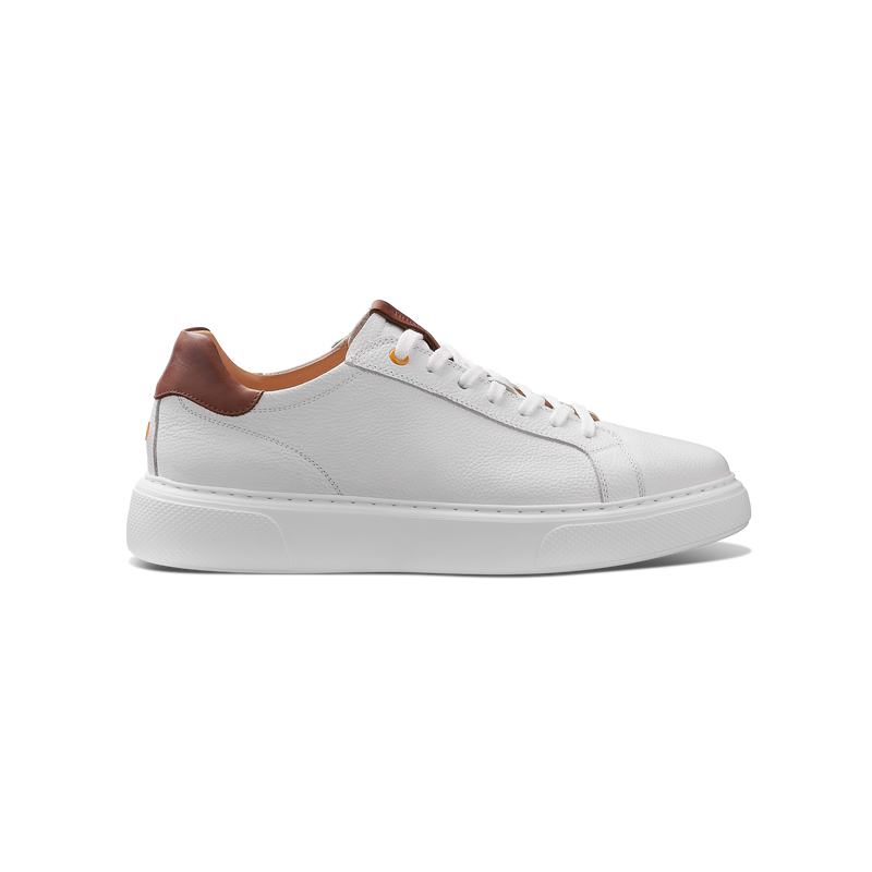 MEN'S SUNSET SNEAKER 2.0-White Leather | Samuel Hubbard