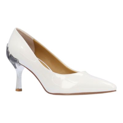 TACY-WHITE PATENT| J Renee