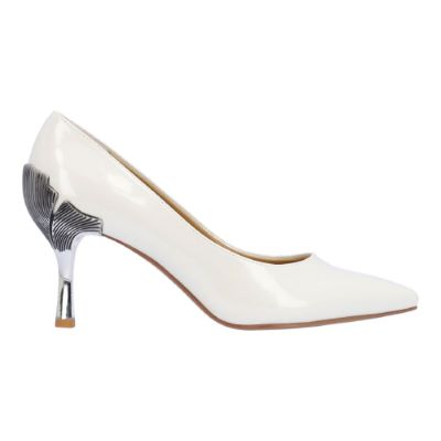 TACY-WHITE PATENT| J Renee