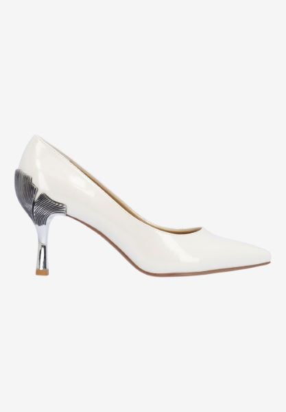 Tacy-WHITE PATENT | J Renee