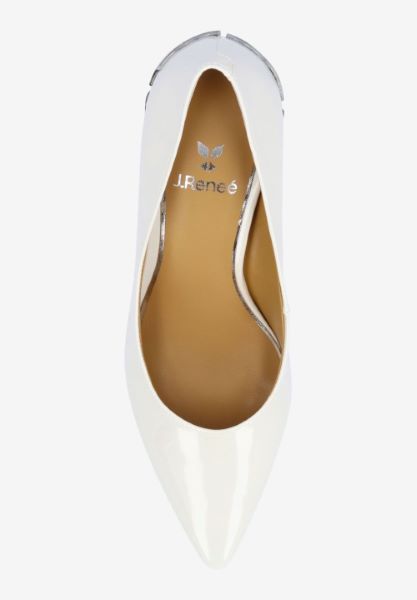 Tacy-WHITE PATENT | J Renee