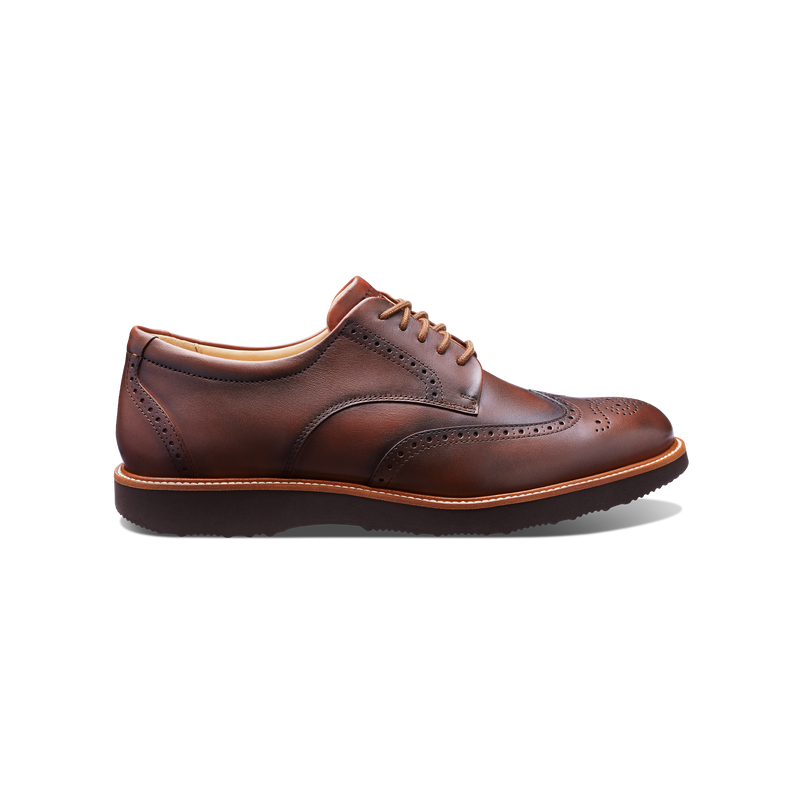 Men's Tipping Point Oxford-Cognac Leather | Samuel Hubbard