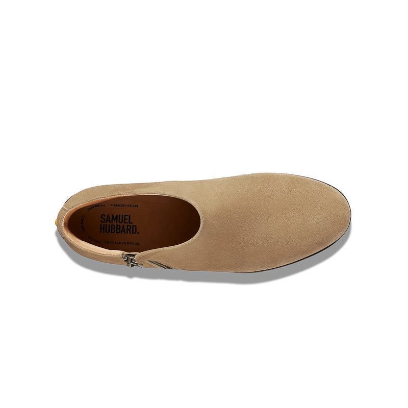 Women's Valencia Ankle Boot-Tan Suede | Samuel Hubbard