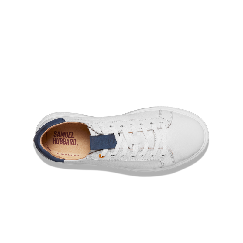 WOMEN'S SUNSET SNEAKER 2.0-White Leather | Samuel Hubbard