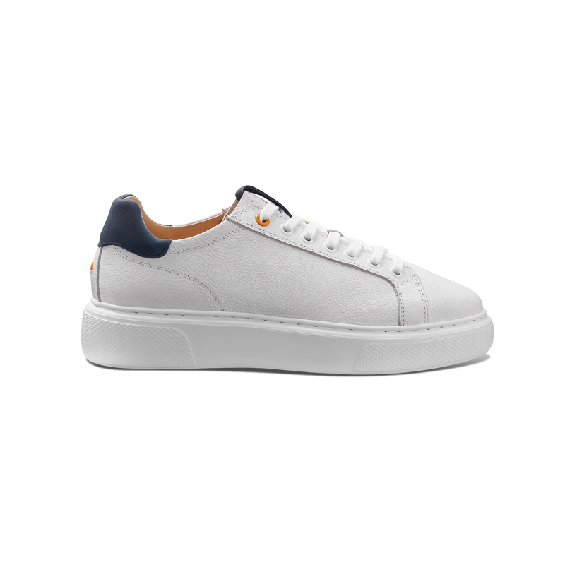 WOMEN'S SUNSET SNEAKER 2.0-White Leather | Samuel Hubbard