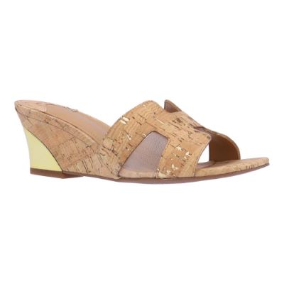 ZAHRA-NATURAL/GOLD CORK/MESH | J Renee