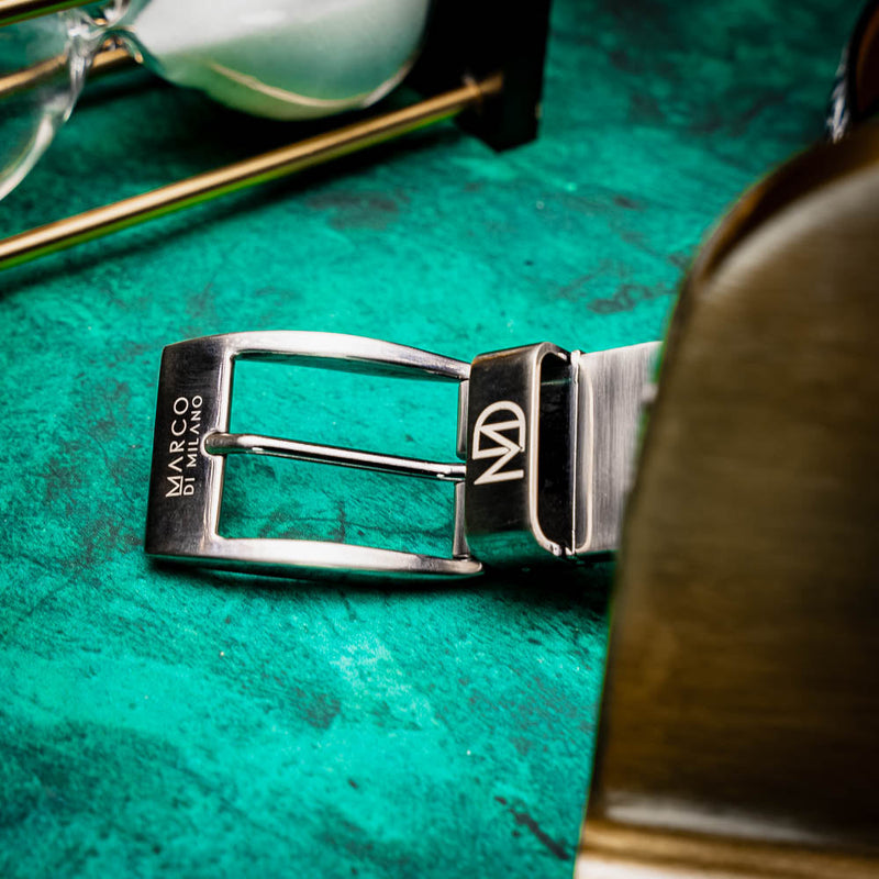Emilio Belt Antique Navy
