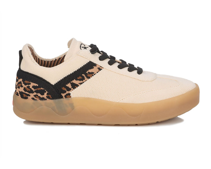 STELLA-Cream/Leopard Knit | Ros Hommerson