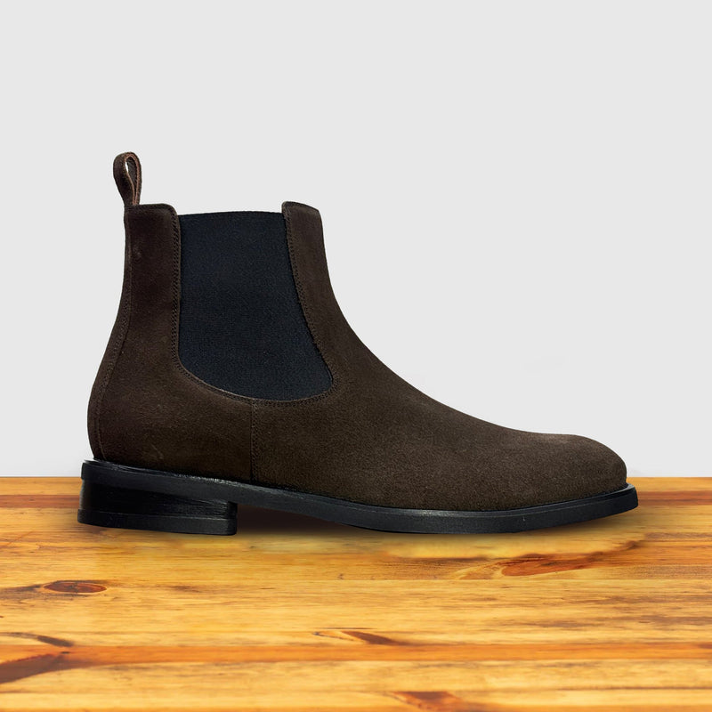 Calci Calzoleria Double Gore Velour Suede Chelsea Boot | Toscana