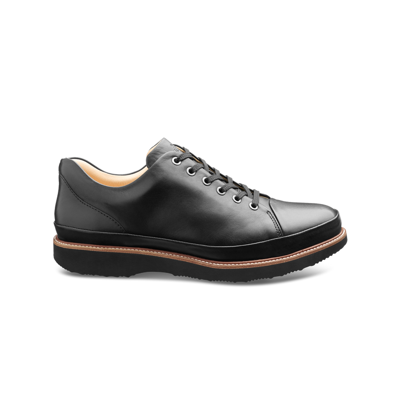 Men's Dress Fast Dress Sneaker-Black Leather| Samuel Hubbard