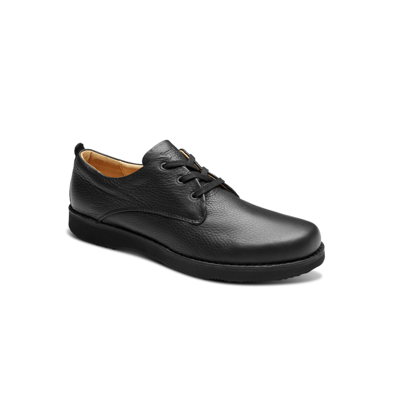 Men's Hubbard Free Oxford-Black Leather | Samuel Hubbard